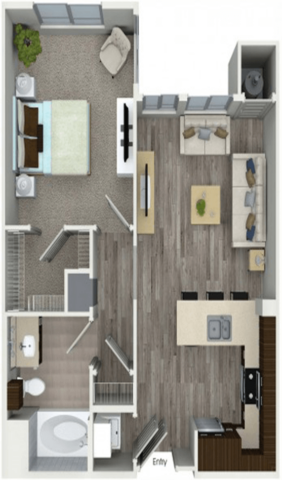 A1C Floor Plan