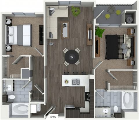 B2D Floor Plan